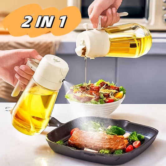 2-in-1 Glass Oil & Vinegar Sprayer