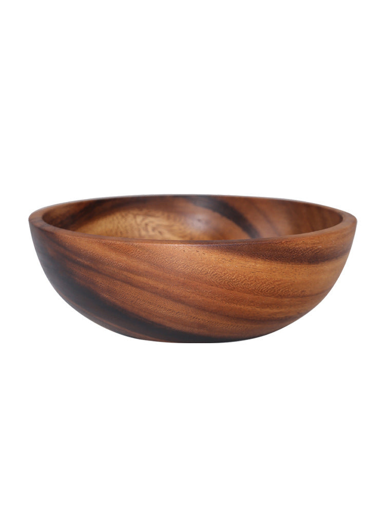 Natural Acacia Serving Bowl