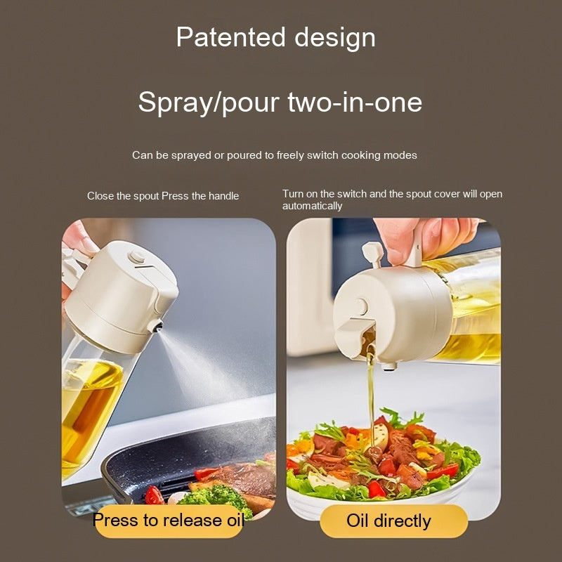 2-in-1 Glass Oil & Vinegar Sprayer