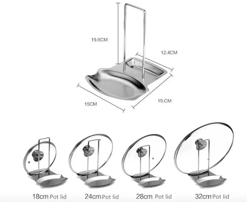 Stainless Steel Pan Lid Organizer